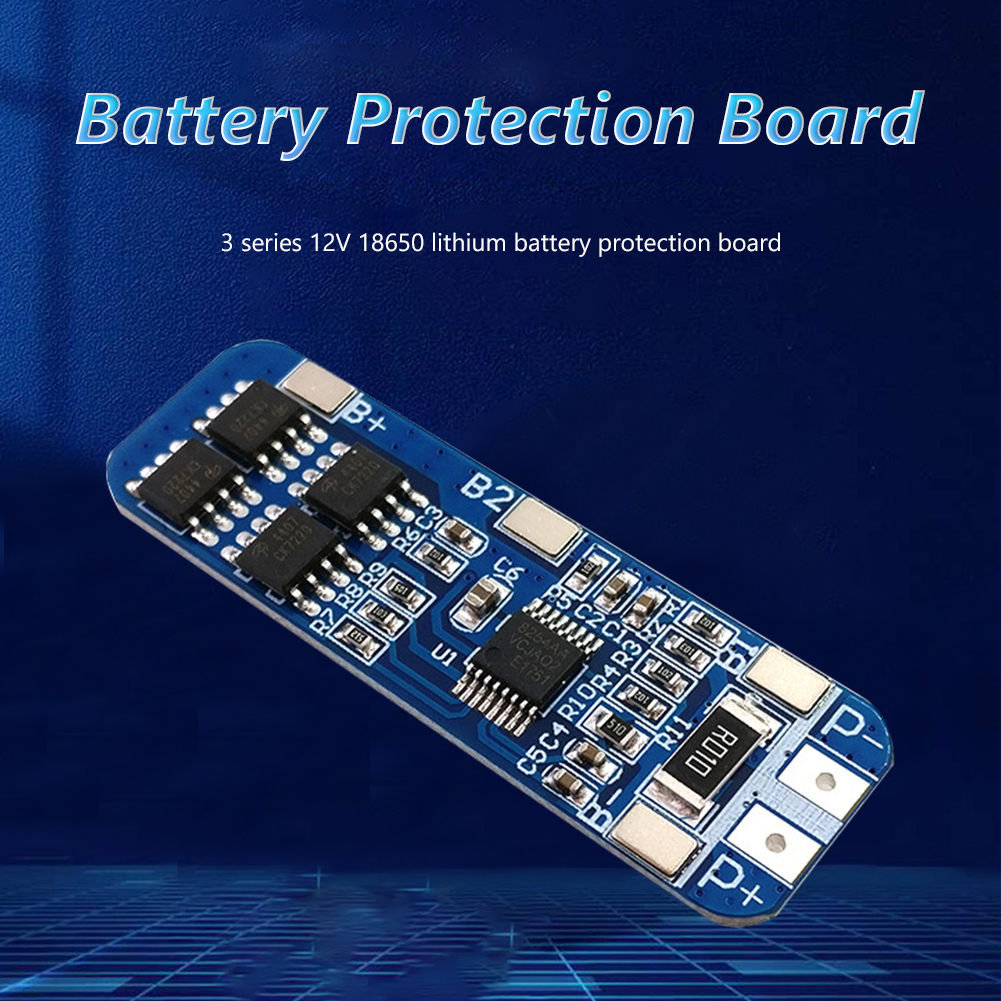 18650 Lithium Battery Protection Board Protective Short Circuit Module Overcharge Over Discharge Over-Current Protector