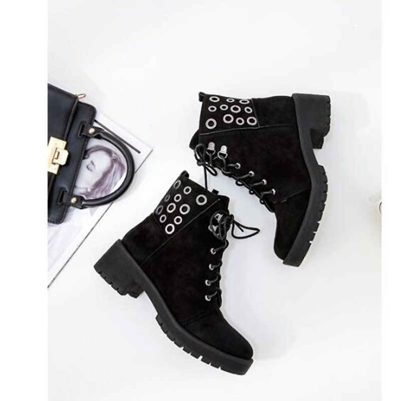 Vrouw Laarzen Vrouwen Schoenen Dames Dikke Bont Enkellaars Vrouwen Hoge Hak Platform Rubber Schoenen Boot