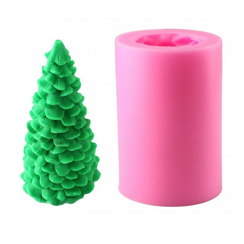 Moule En Silicone Sapin De Noël - 2 Tailles (A: 18,6x16,7 Cm, B: 15,5x11,5 Cm) | Pour Bougies, Savon, Résine, DIY Créatif