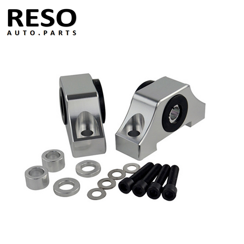 Kit de montaje de par de Motor para Honda Civic EG EK JDM serie B B16 B18 B20 Serie D D16 D15: Silver