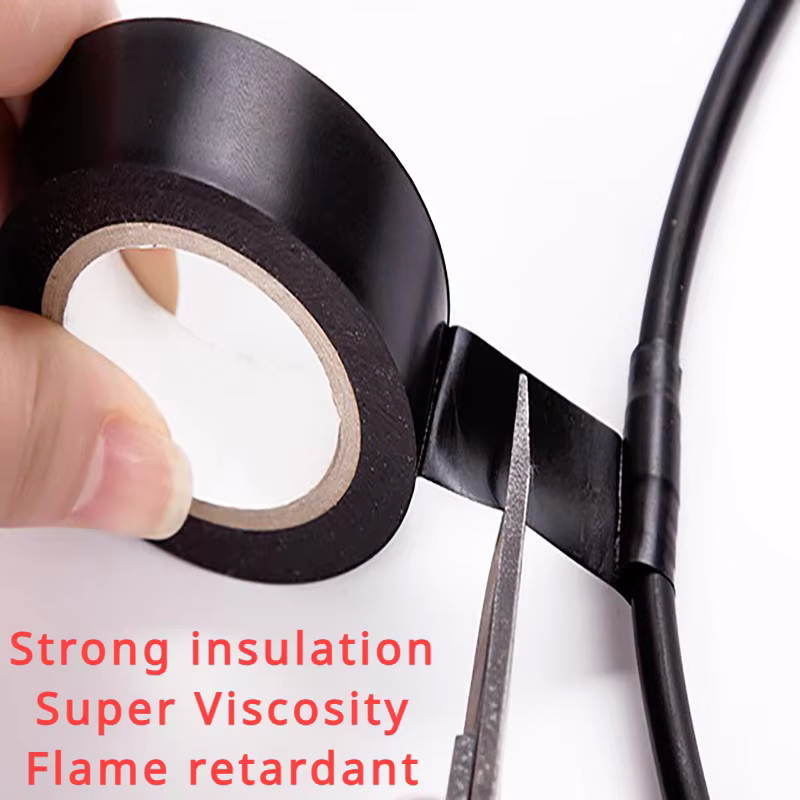 10 Stuks, Elektrische Tape, Isolatietape Elektrische Tape Ultradunne En Ultraklevende Pvc Waterdichte Tape 1 Rol Van 3 Meter