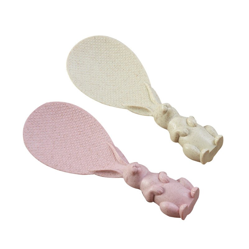 Standing Non-Stick Plastic Rice Spoon Cartoon Cute Tableware Rice Cooker Special Kitchen Utensils Rice Spoon Tool Spatula