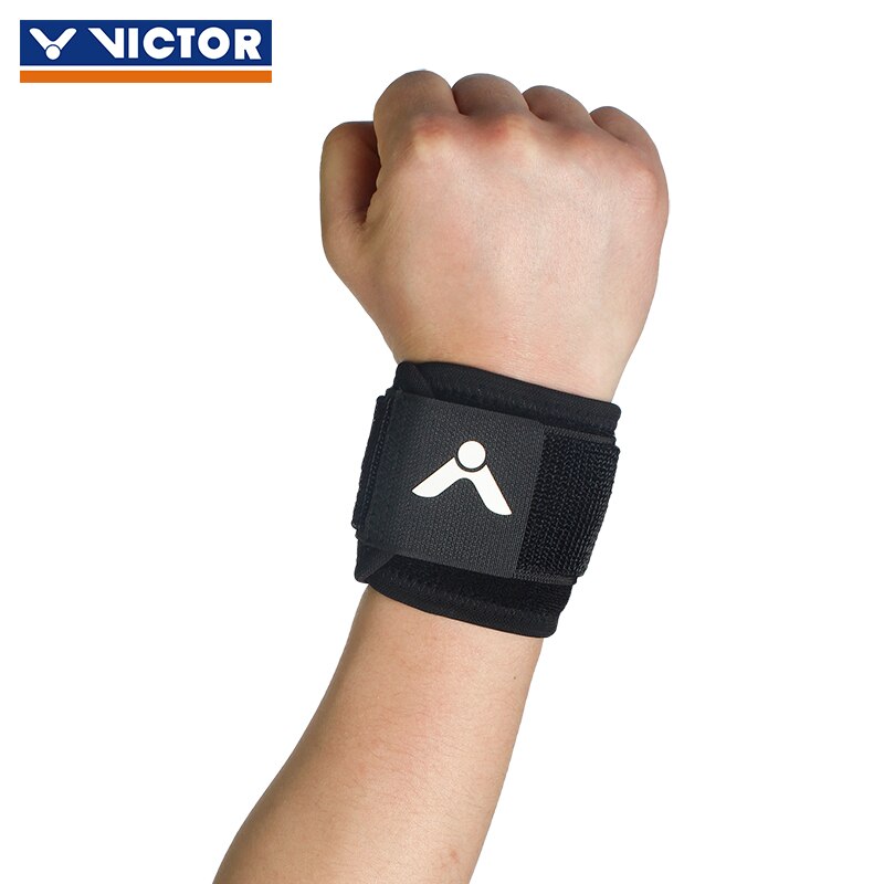 Original Victor Badminton Sport Waistband Adjustable Anti-injured Pressurized Wrist Strap SP151: Sp151c black