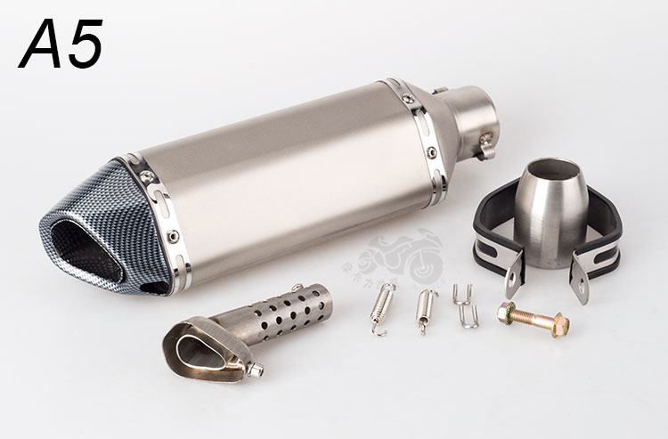 36-51mm Universal Motorcycle Exhaust Modified Muffler Pipe Universal for Exhaust ATV Scooter Dirt Pit Bike Motocross: A5 STICKER