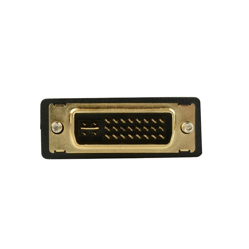 Adaptador DVI macho a HDMI hembra (24 + 5), conector divisor compatible con HDMI, 2 piezas