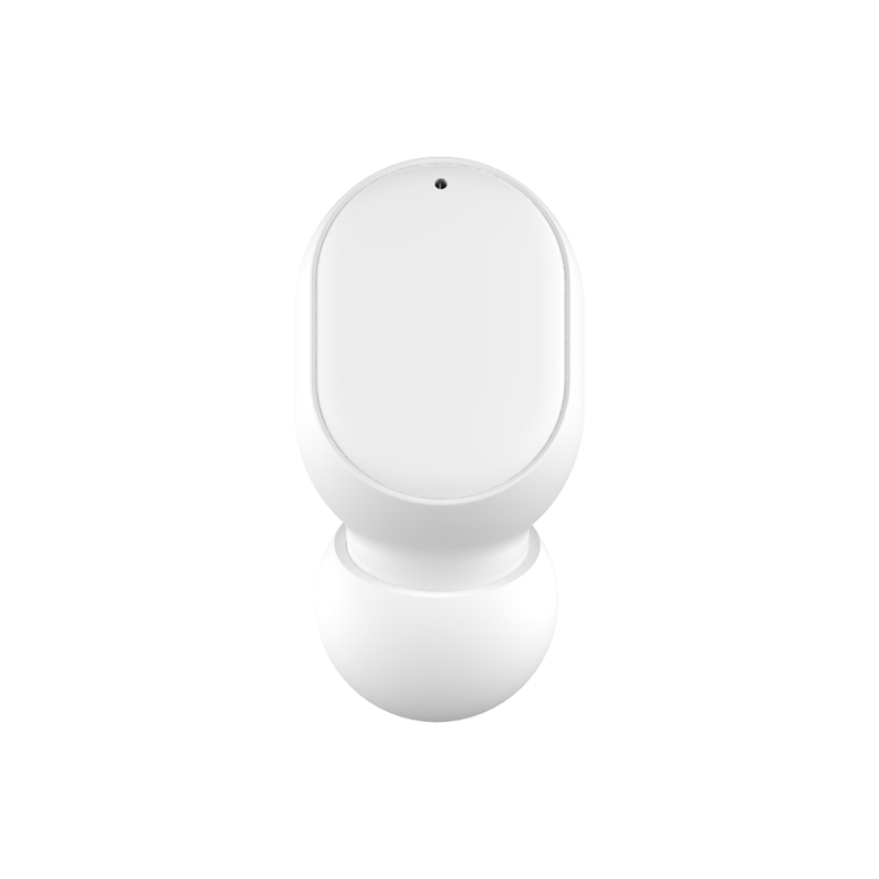 S8 sans fil dans l'oreille Mini Bluetooth écouteurs avec Microphone sport unique oreille réduction du bruit musique universel écouteurs: WHITE