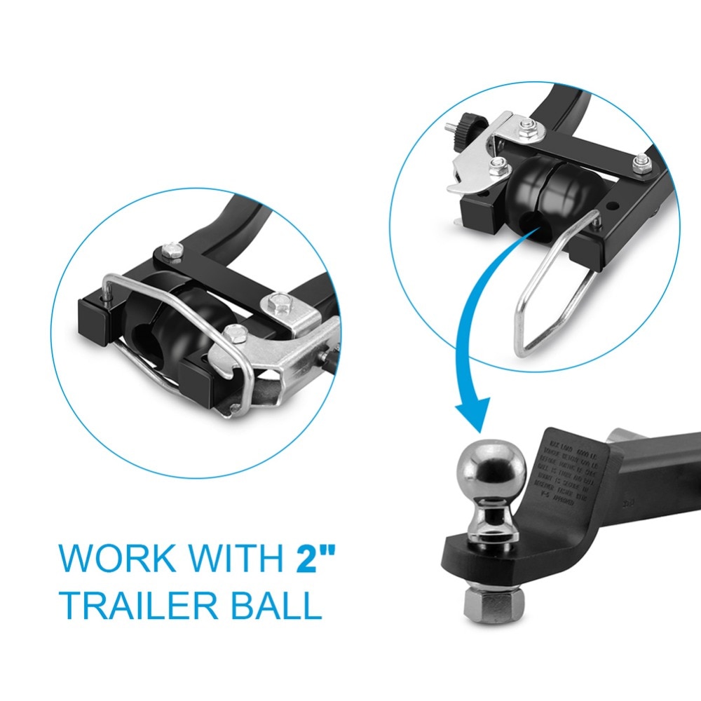 V Shape Iron Bicycle Rack 3-Bike Hitch Mount Car Racks Mountain Bike Carrier for Travel