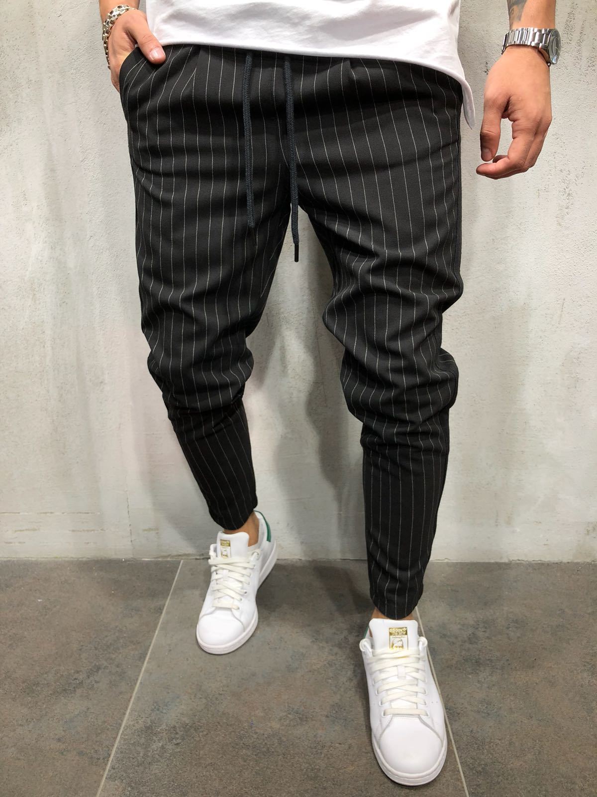 Summer Mens Hip Hop Suit Pants Men Joggers Casual Solid Cotton Pants Hip Hop Male Trousers NZ69