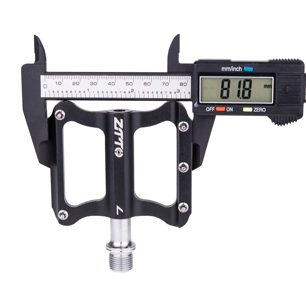ZTTO Fahrrad Ultraleichtes Anti-Rutsch-Pedal 2 abgedichtetes Lager MTB Rennrad Pedal CNC Faltrad Pedale Flache breite Plattformpedale