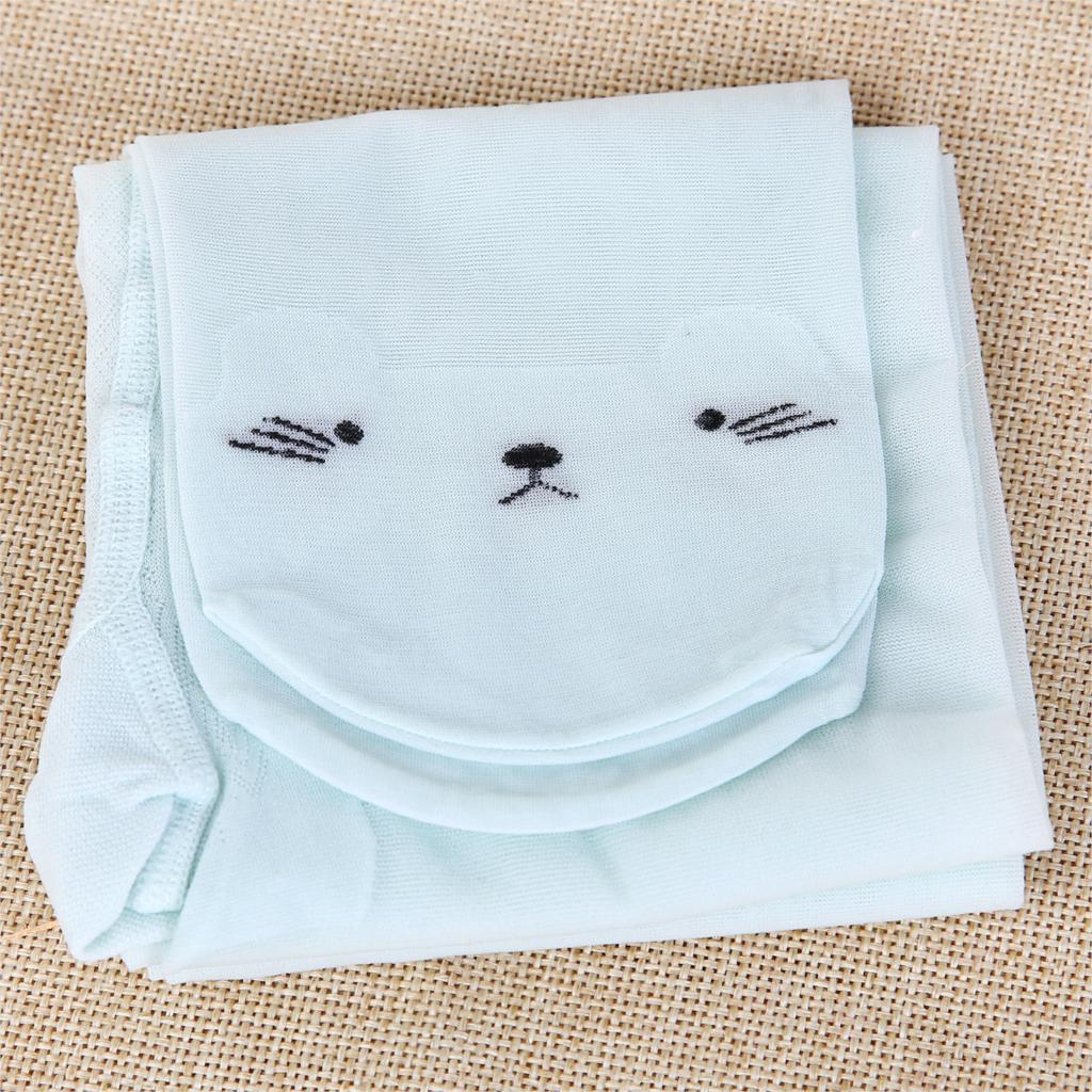 Summer Girls Tights Cartoon Cat Pantyhose Tight For Girls Children School Dance Stockings Teenager Tights Breathable Clothing: Green / 4-6T