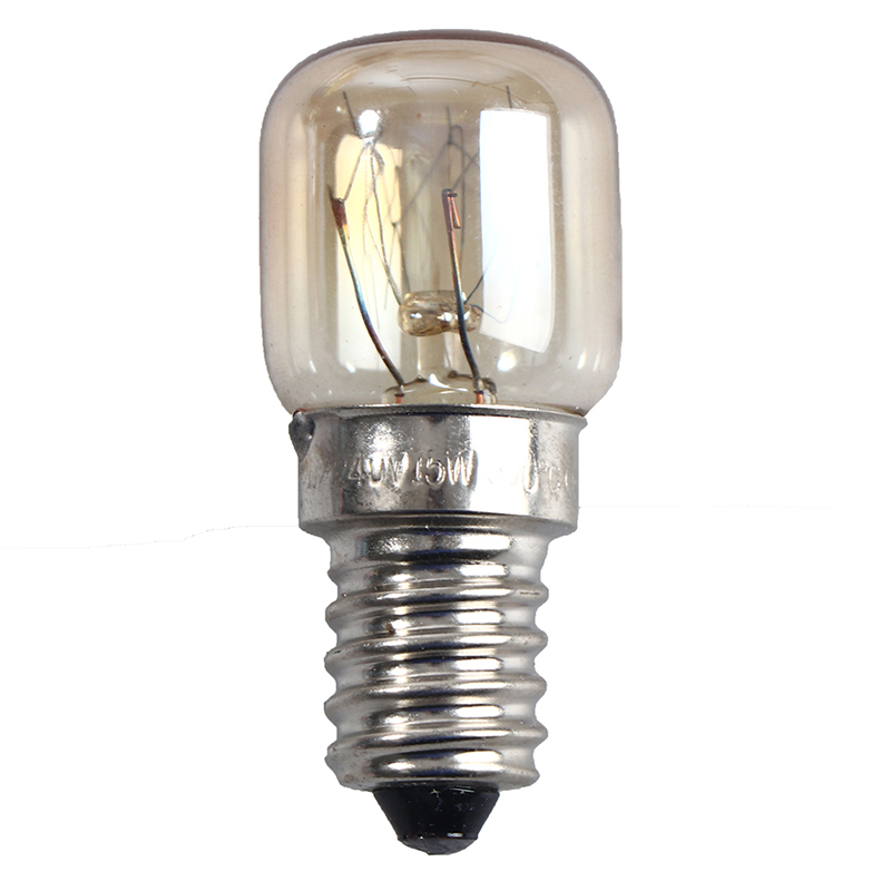 Bombilla de alta temperatura para horno microondas, accesorios de reparación de cocina, E14S, 15W/20W, 220V, 300 ℃, novedad: Naranja