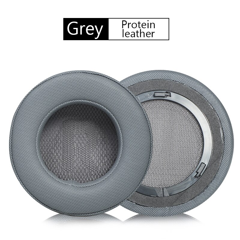 Replacement Earpads for CORSAIR VIRTUOSO RGB Wireless SE Headset Headphones Leather Sleeve Earphone Earmuff: Grey Grid  Leather