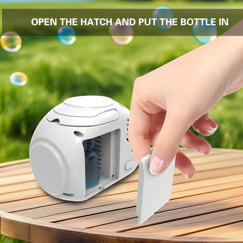 10- -hole handheld bubble machine, fully automatic, for children, outdoor, park, birthday party, battery-free bubble toy, bubble water