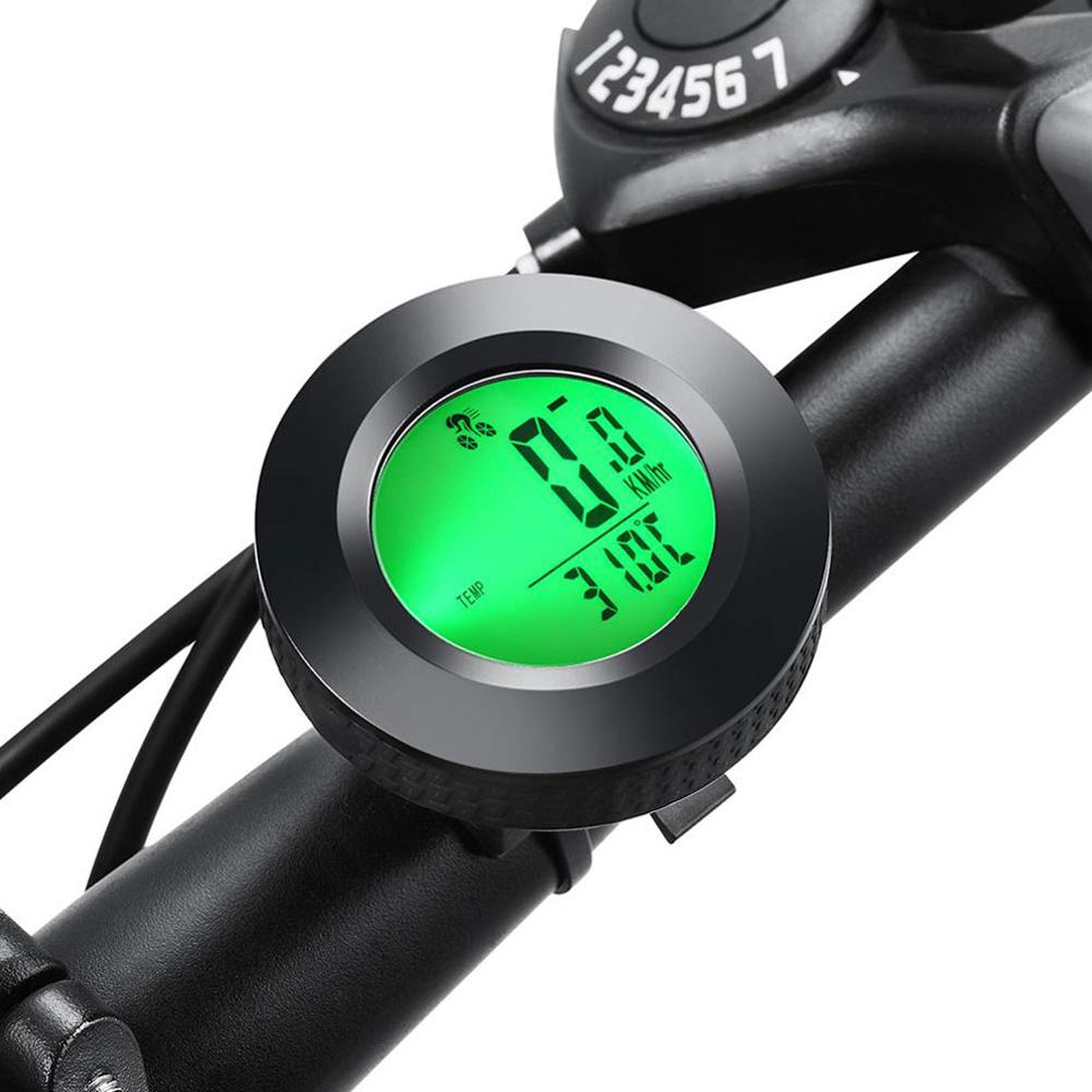 Vélo ordinateur chronomètre sans fil étanche trois couleurs rétro-éclairage LCD vélo compteur de vitesse odomètre CAL ETA pièces de vélo