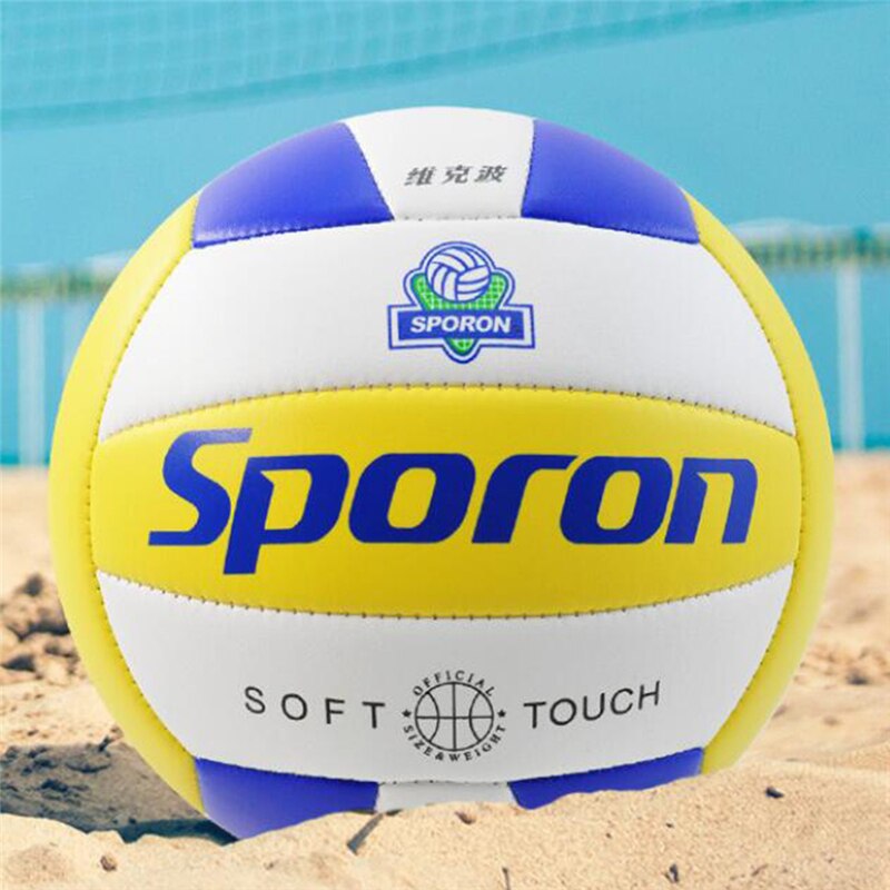 Bola de voleibol suave de PVC, Balón de competición de entrenamiento , estándar internacional, para playa, interior y exterior, una pieza