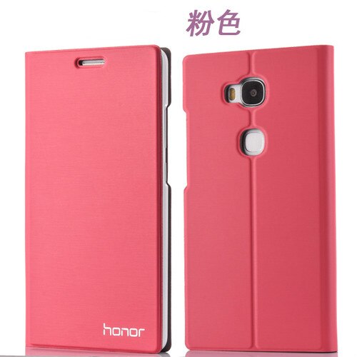 Neue Für Huawei Ehre 5c/5x Fall, luxus Dünne Art Flip Ledertasche Für Huawei Honor 5c Ehre 5x Abdeckung Tasche 360 schützen: for Honor 5c / Pink