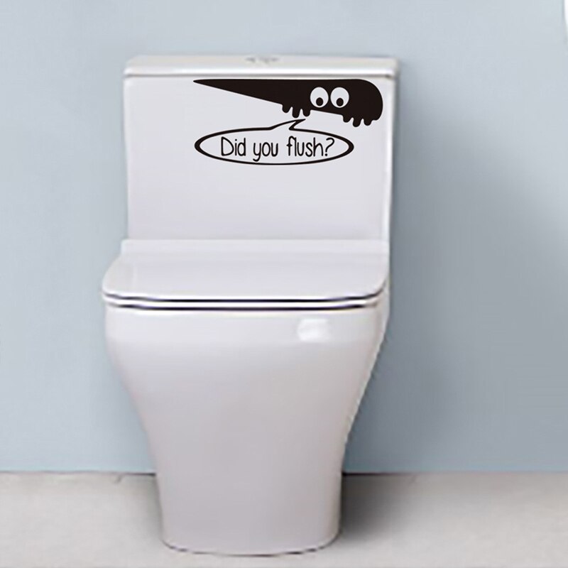 Grappig Engels Zin Heb Je Flush Toilet Sticker Kids Spoelen Herinnering Badkamer Decor #586