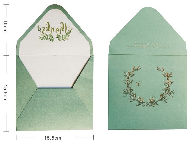 Envelopes High-end Western Style Stamping Retro Kraft Paper Envelope Business Invitation Wedding Invitation Postcard Mailer