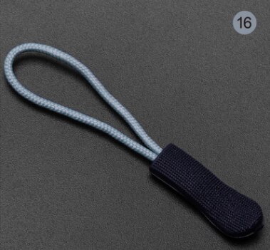 30 stücke 7cm Reißverschluss ziehen Mehrfarbig rutschfeste fluoreszierende Reißverschluss Unterhose seil Abzieher für bekleidung tasche sportwear 003: 16