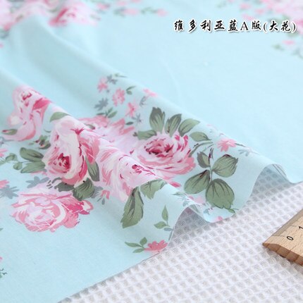100cm * 160 cm/teil, alle baumwolle Köper stoff, kleine garten blume kleidung, bettwäsche, kissen stoff, DIY kleine handgemachte Material: 2
