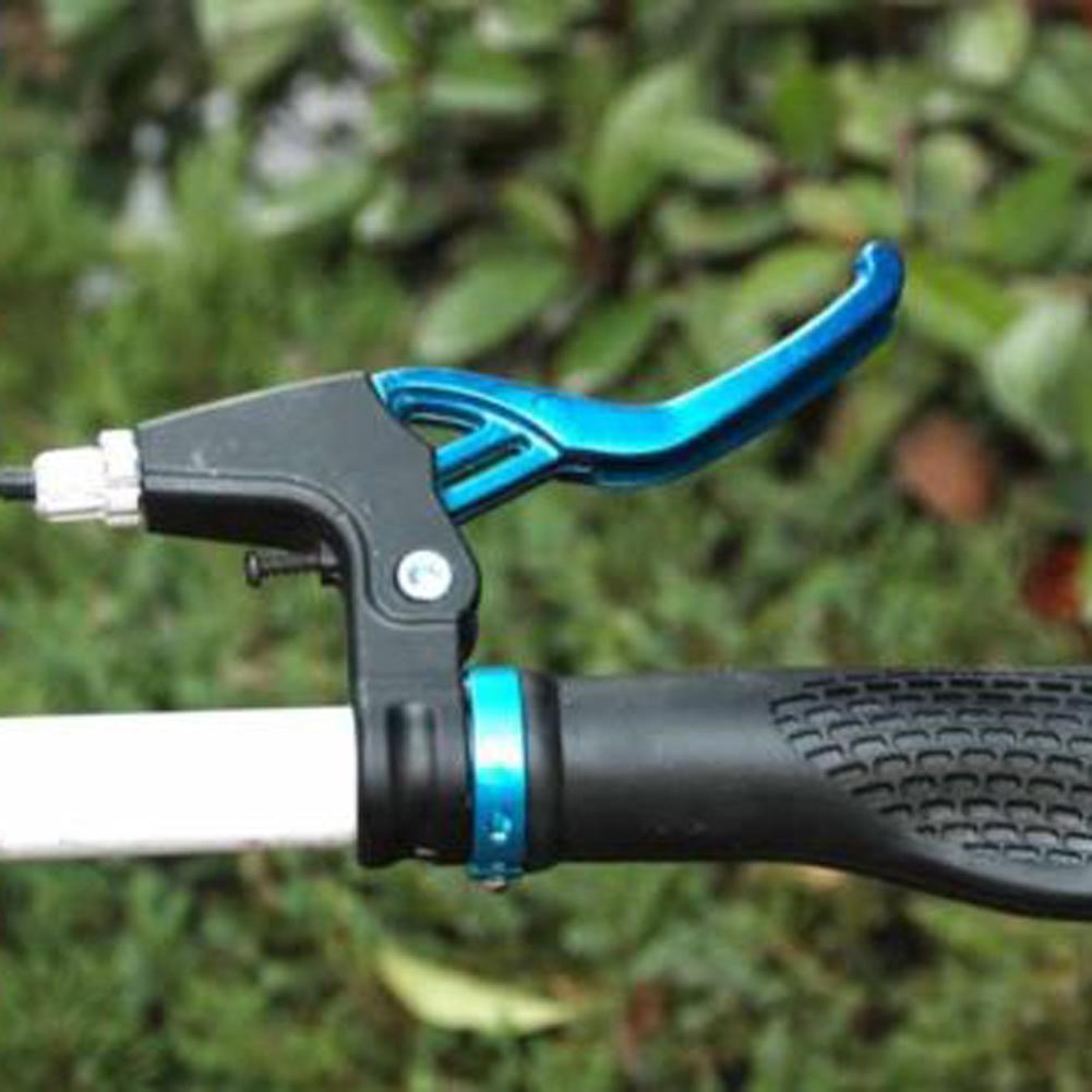 Palancas de freno para bicicleta, 1 par, manillar de freno de bicicleta de aleación ligera, estándar, 2 dedos, BMX, 4 colores