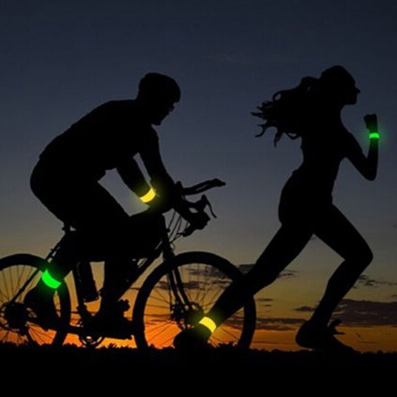 Udendørs sportsnat løbecykel sikkerhed reflekterende armbåndsrem