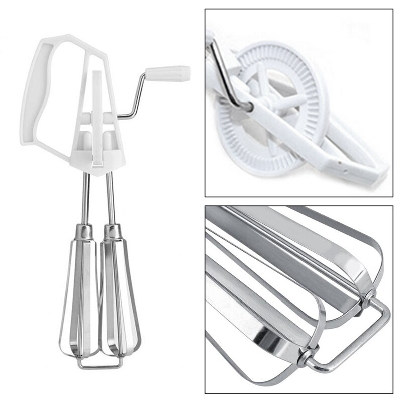 1 st. handbediende garde mixer elektrische eierklopper schuimer mini handvat roerder praktisch keuken kookgereedschap