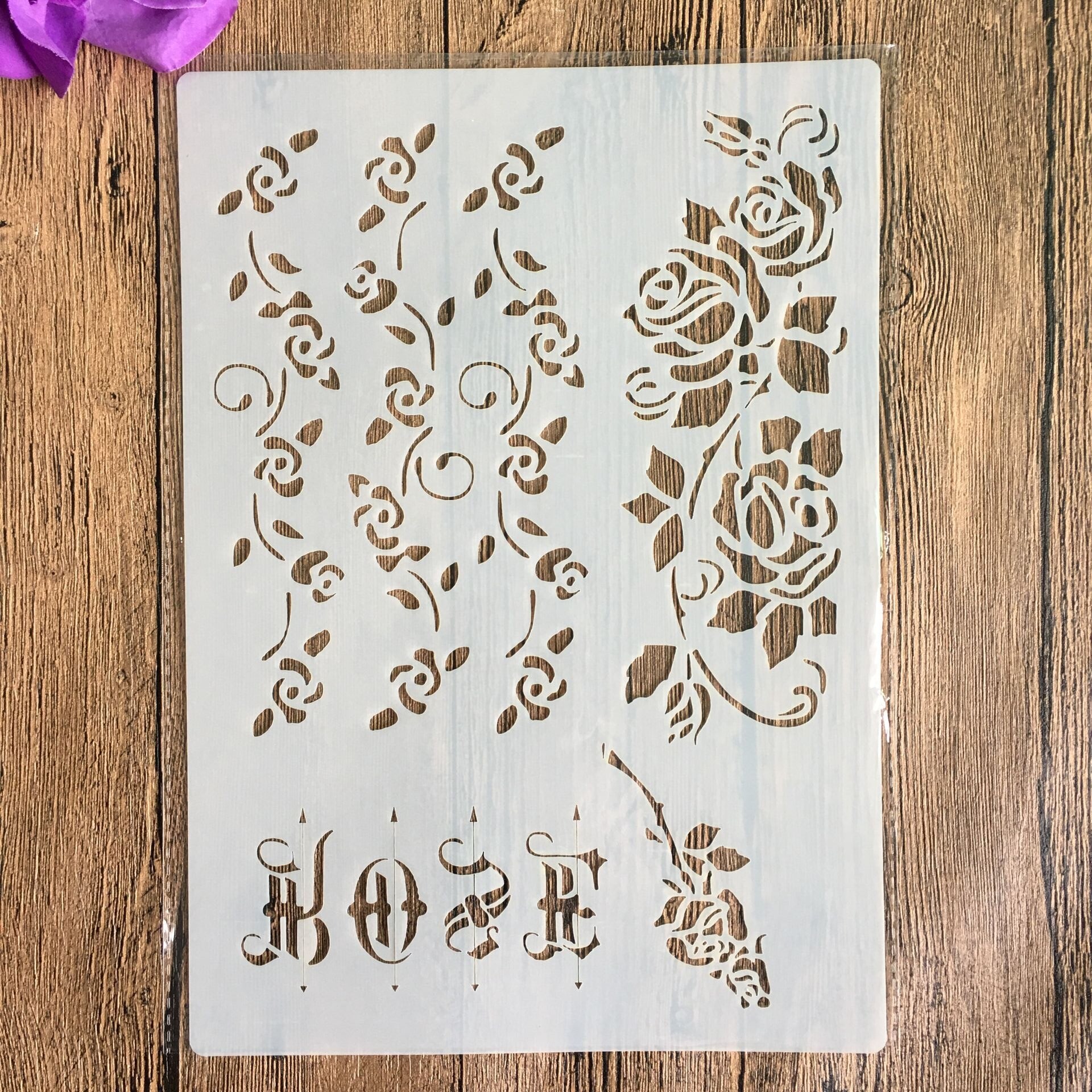A4 29 * 21cm lion DIY Stencils Wall Painting Scrap... – Grandado