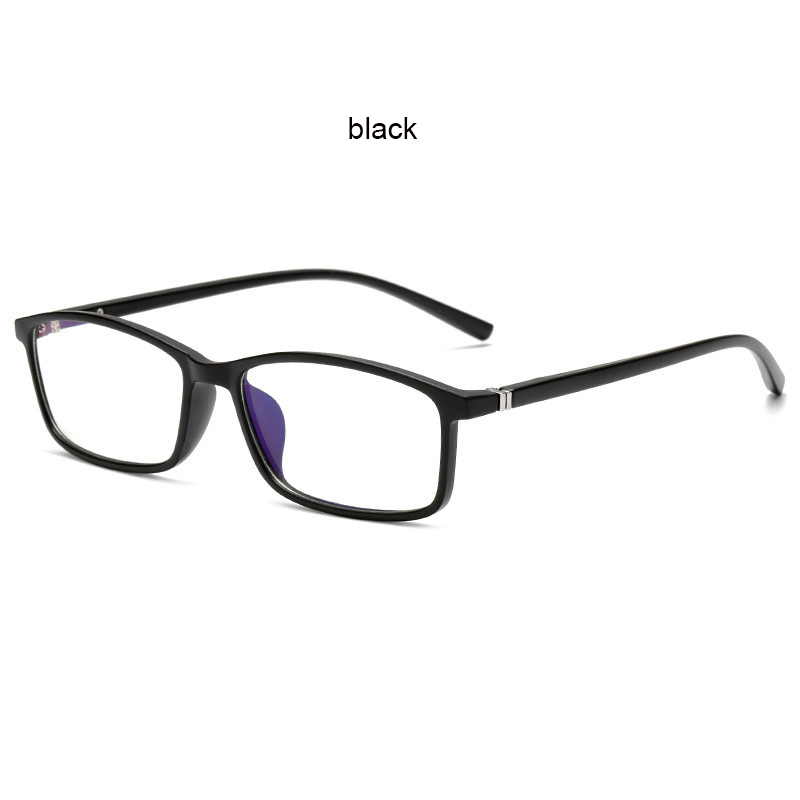 Anti Blau Licht Computer Gläser Photochrome Sonnenbrille Frauen Männer Rechteck Farbwechsel Brillen Ultraleicht Outdoor UV400: black