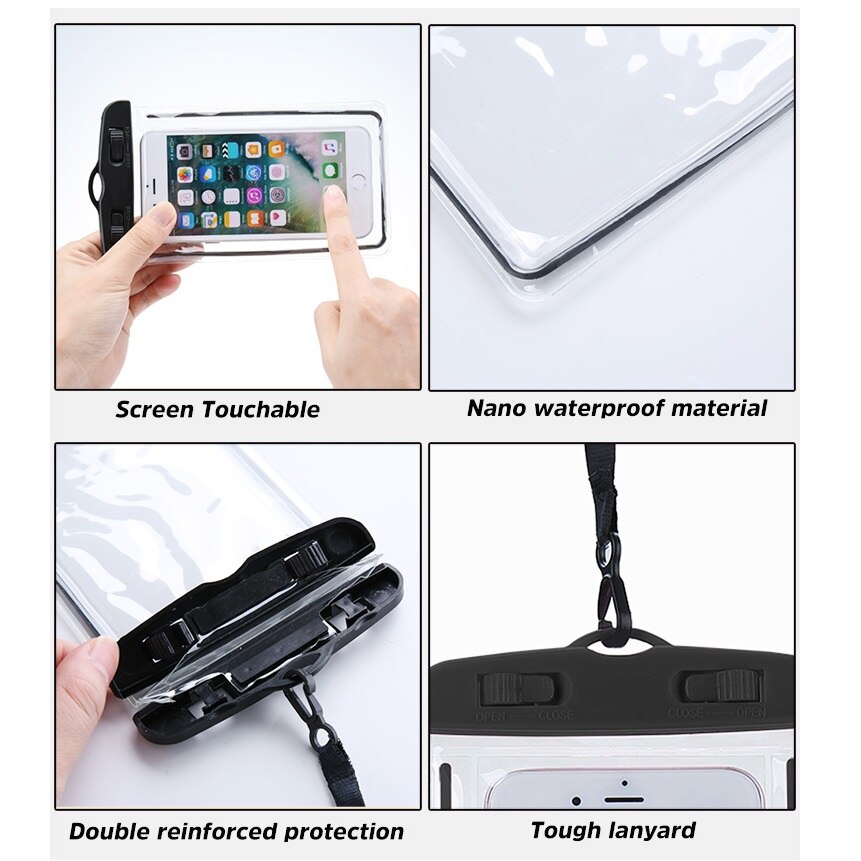 Bsliufang universelle wasserdichte handyhülle, wasserdichte tasche, handyhülle für iphone 12, 11 Profi max, handytasche, schutzhülle