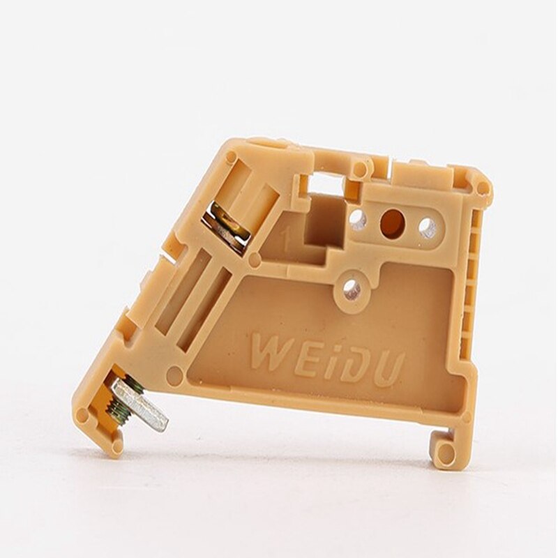 1pcs Rail terminal wiring bank block ew-35 terminal E/UK fixing part SAK terminal fixing seat TBR fixing part C45 guide terminal