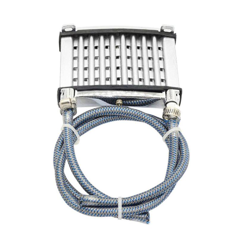 Aluminum Motorcycle Intercooler Engine Oil Cooler Cooling Radiator Kit for 125cc 140 150cc PIT PRO Trail Dirt