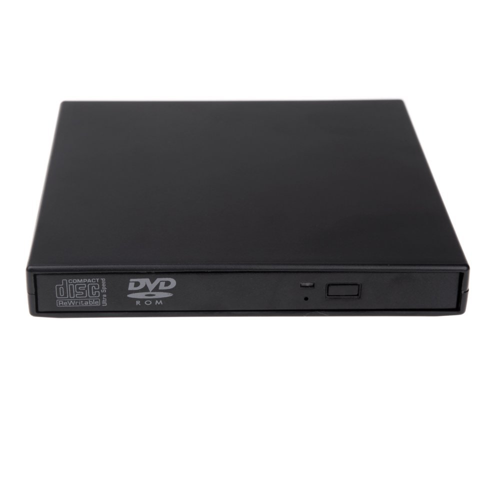 USB 2.0 External Slim Portable Optical Disc Drive for Notebook PC Laptop