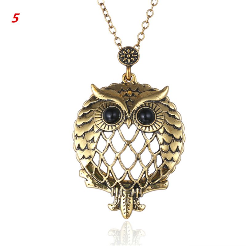 Vintage Chain Magnifying Glass Necklace Pendant Grandma Metal Magnifier: 5