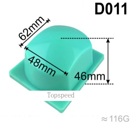 62x48 millimetri pad in gomma di silicone testa per tampografia pad macchina stampante base in legno