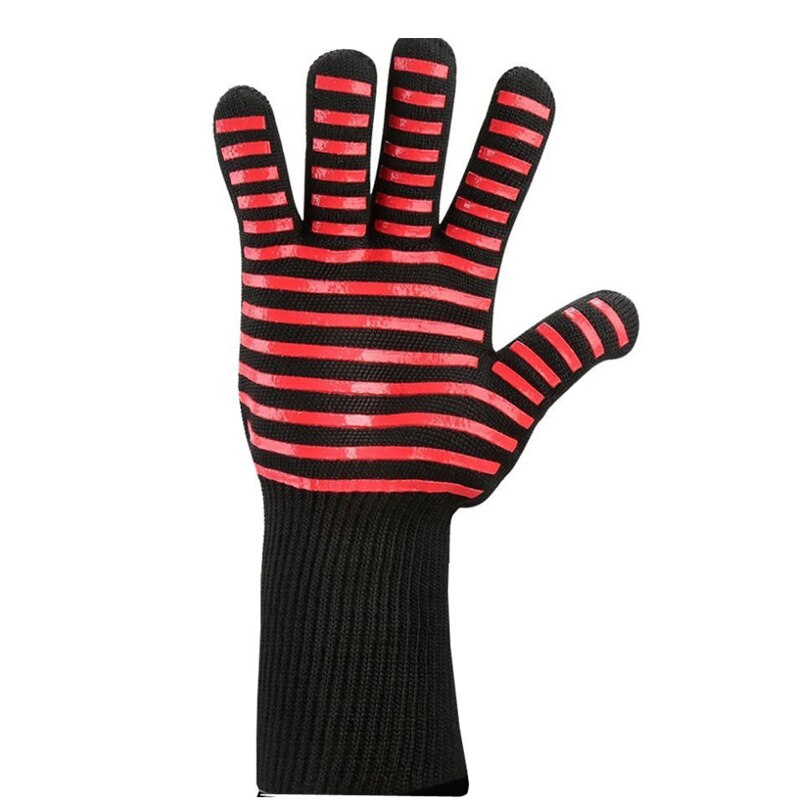 Guante para barbacoa, guantes resistentes al calor de silicona gruesa para cocinar y cocinar barbacoa, Guantes para horno y barbacoa, guantes para lavar platos y cocina: G-1 pc