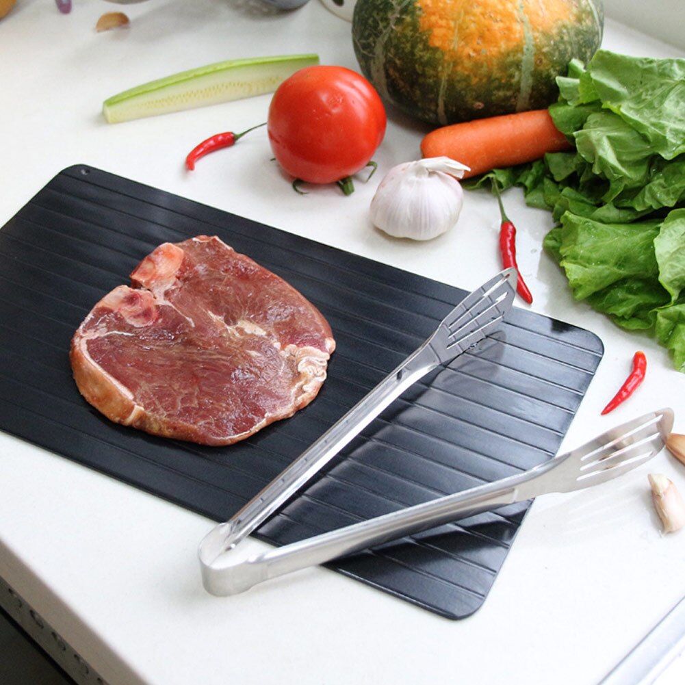 Fast Defrosting Tray Thawing Plate Portable Quickly for Food Defrost Meat Kitchen DNJ998
