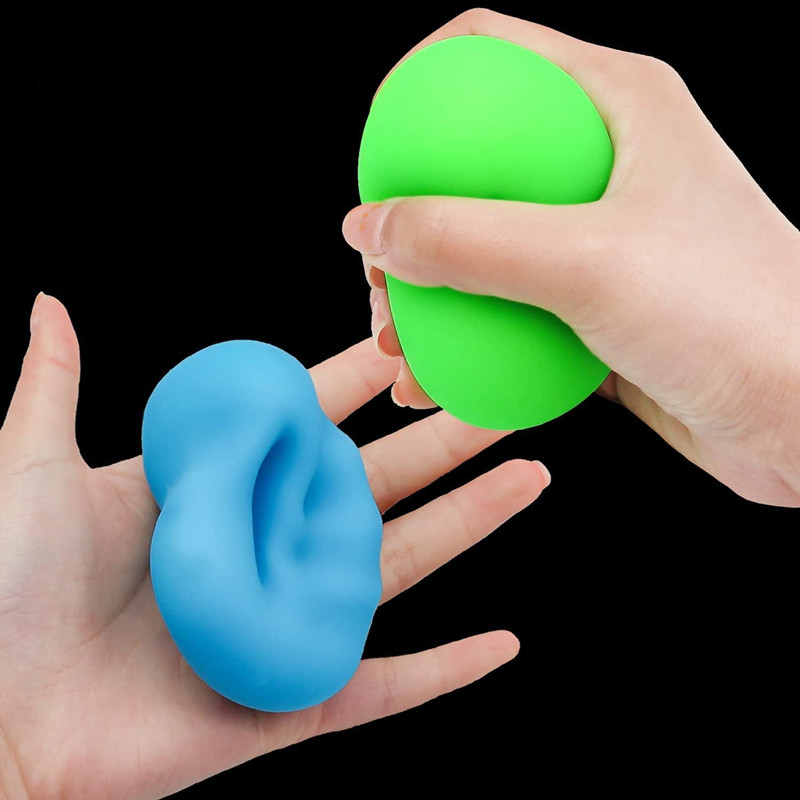 Balles anti-Stress Squishy, jouets de résistance, soulagement du Stress sensoriel, jouets de thérapie des mains, balle à presser pour enfants et adultes