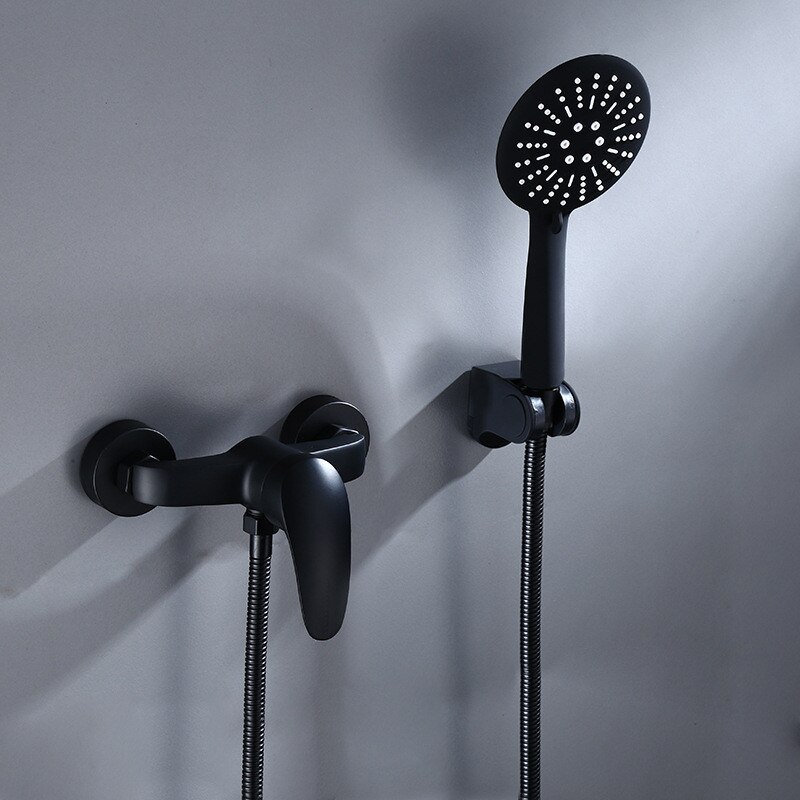 Douche Set Wandmontage Douchekop Kraan Bad Mengkra... Grandado