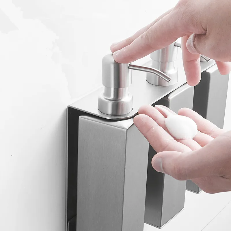 Flüssigkeit Seife Dispenser Bad Zubehör Edelstahl 304 Flüssigkeit Seife Organisieren Wand Montiert Flüssigkeit Hand Seife Spender