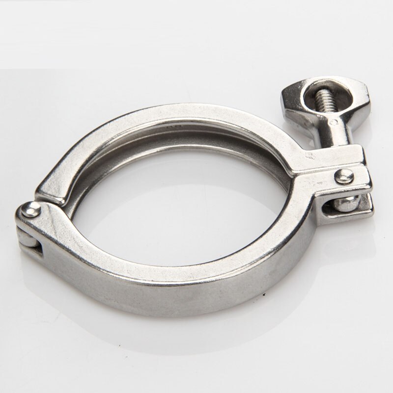 1/2" 3/4" 1" 1.5" 2" 2.5" 3" 4" 5" 6" 8" Tri Clamp Clover 304 Stainless Steel Sanitary Pipe Fitting Quick to Connect Homebrew