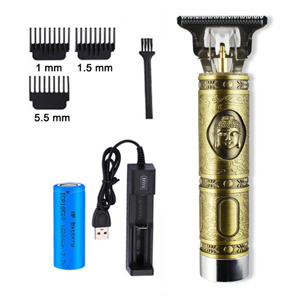 T Hair Clipper Set Electric Hair Trimmer Cordless Edge Tondeuse Cutter Head For Men Barber Hair Cutting Machine: Style 1