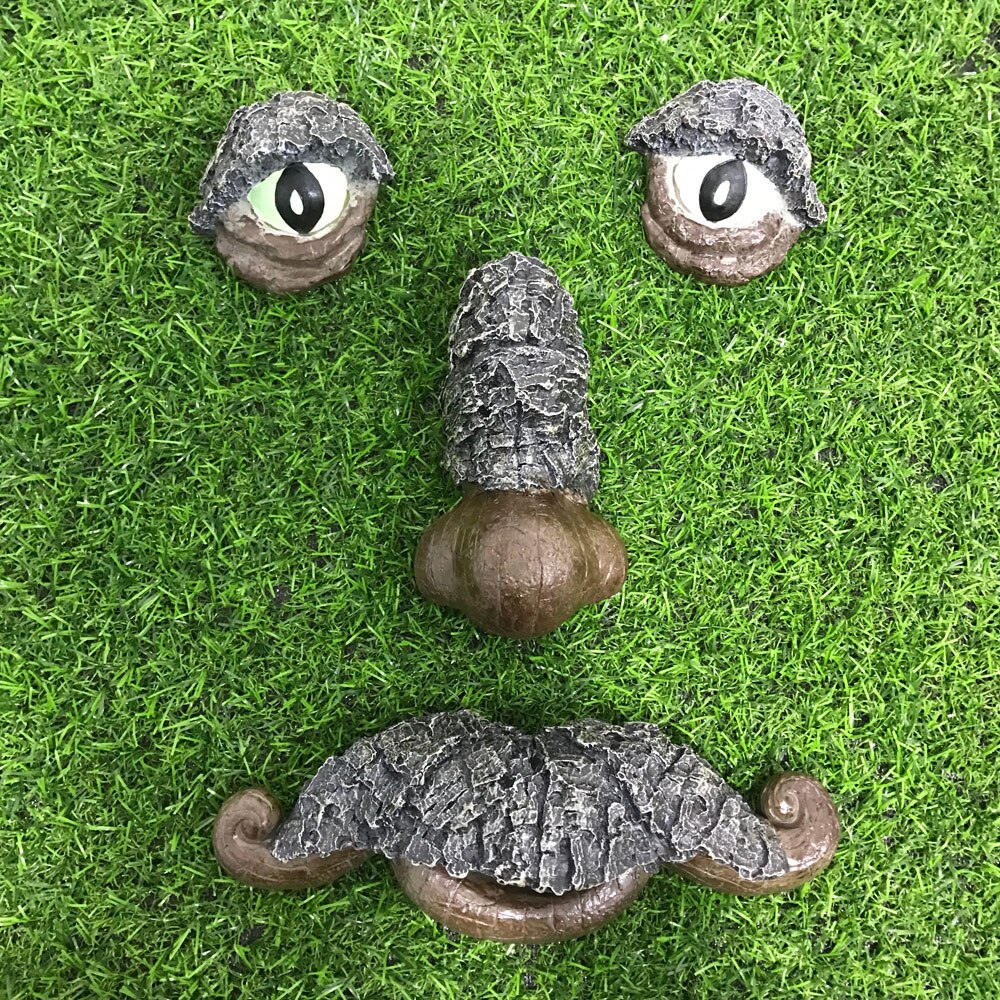 Old Man Tree Hugger Yard Art Decorations Tree Faces For Outdoor Garden Deco Resin Sculpture