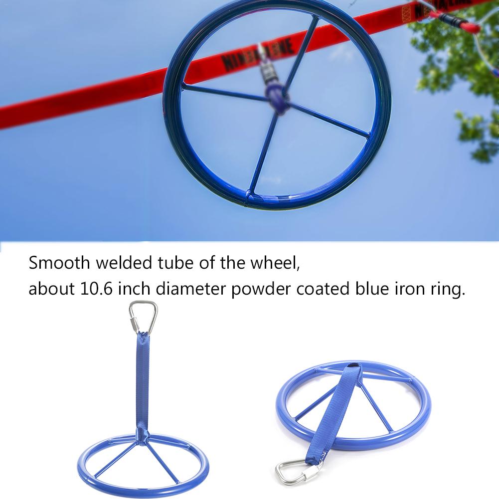 Ninjaline Wheel Arm Strength Exercises Climbing Training Ninja Wheel Outdoor Children's Fitness Equipment Climbing Accessories