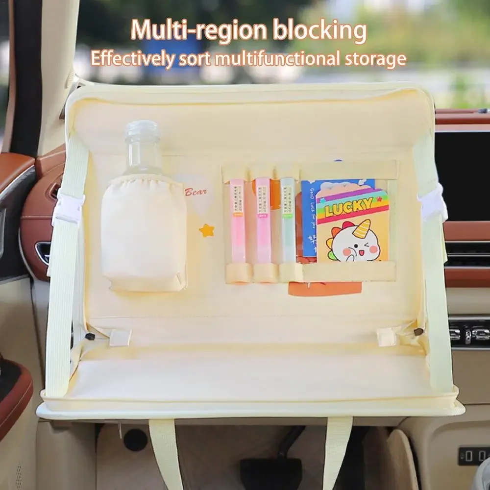 Tragbare Auto Laptop Schreibtisch Halterung Ständer essen Arbeit Auto Lenkrad Esstisch Halterung Auto Multifunktionale Lagerung Hängen Tasche
