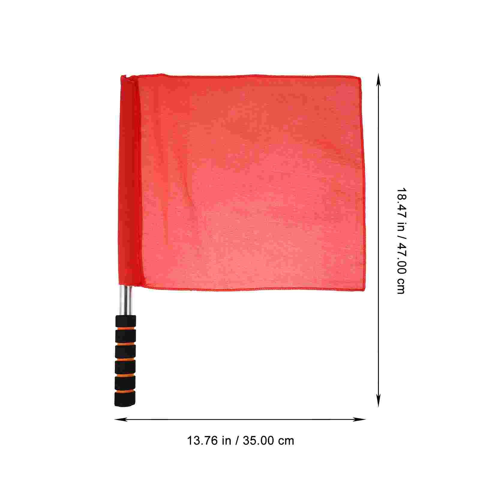 5 pieces of flags for referees to use, traffic signal flags, warning flags