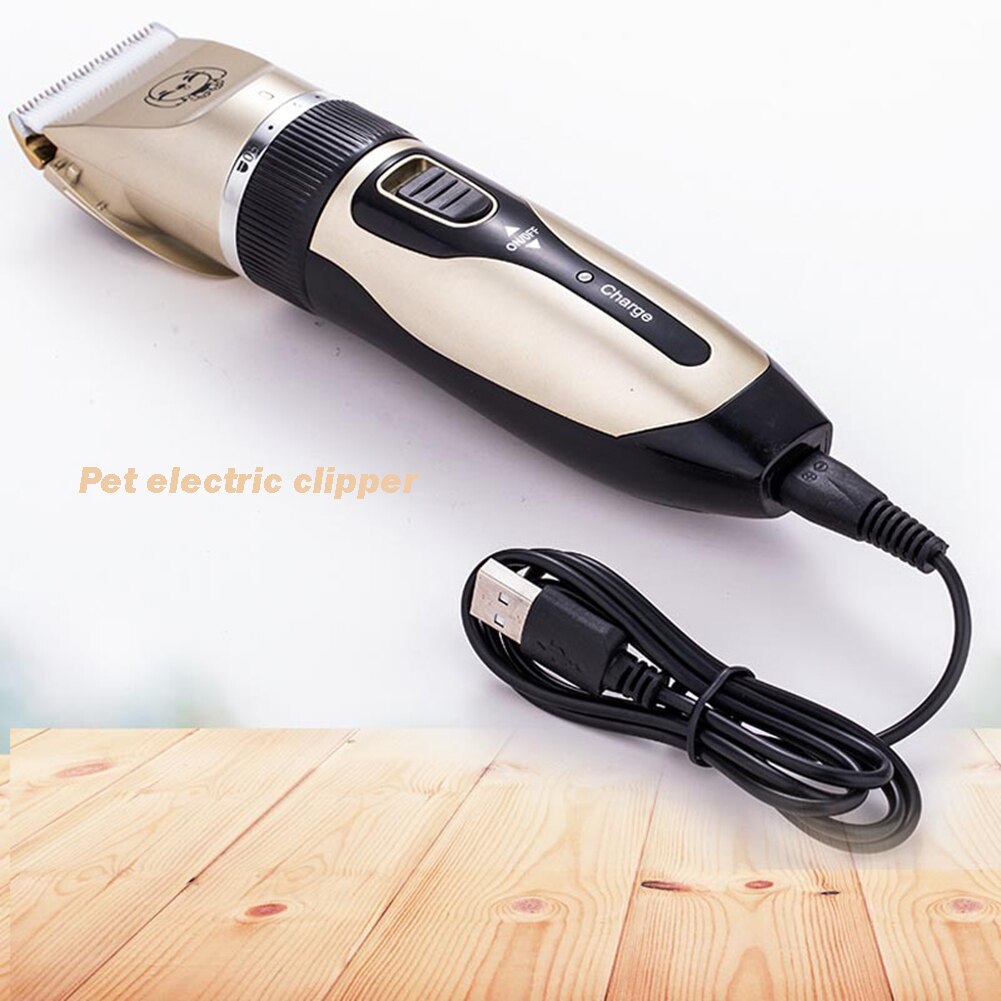 Pet Dog Hair Clipper Kit Low-noise Hair Cutter Cat Dog Haircut Clipper Trimmer Pet Grooming Machine Shavers USB Rechargeable