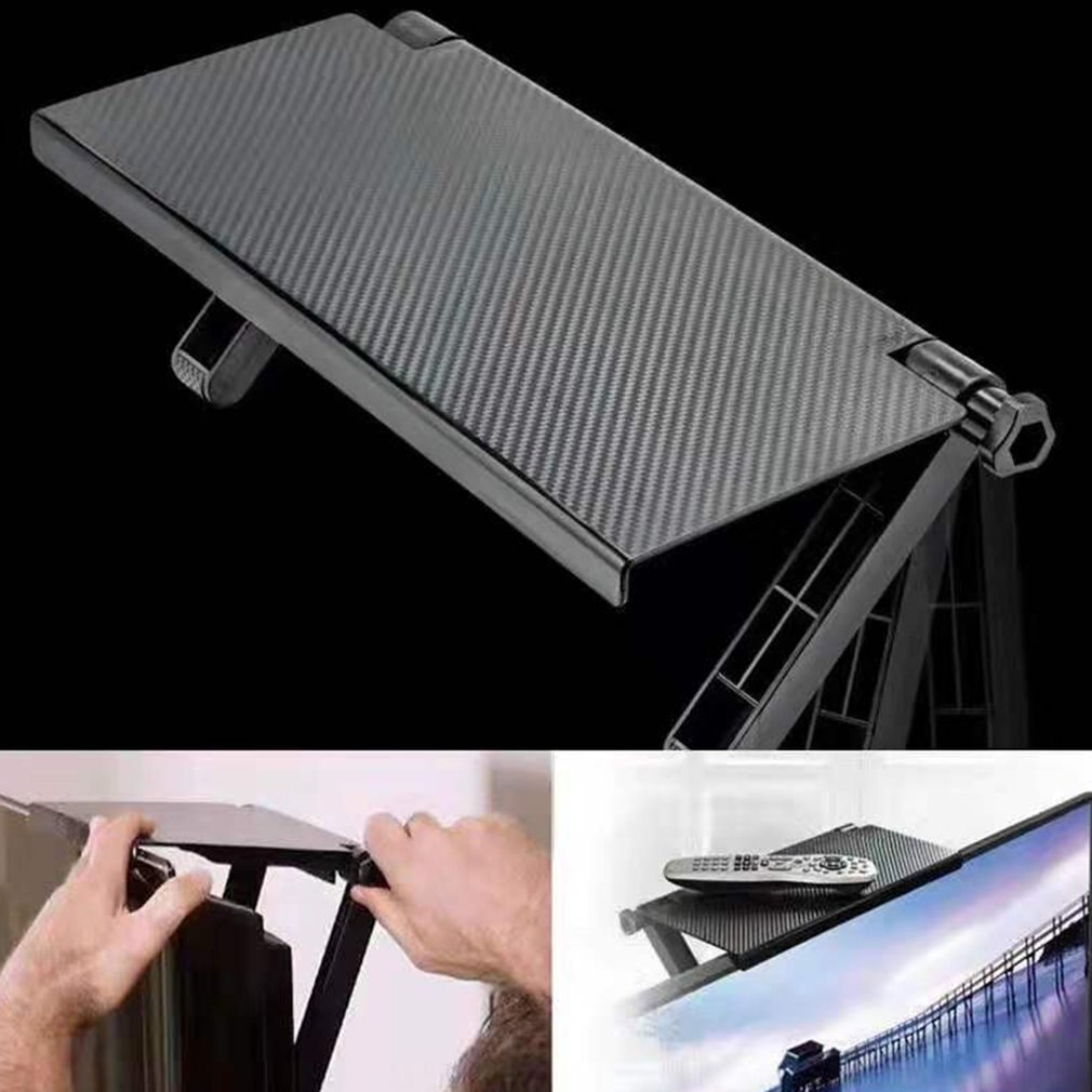 Tv Afstandsbediening Rek Antislip Plastic Grip En Swivel Clamp Abs Plastic Desktop Tv Kabel Doos Kleurrijke Pakket