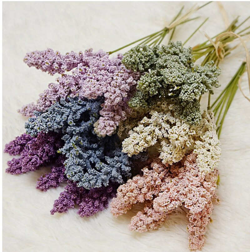 Fleurs Artificielles Pour Décoration – Lot De 21 Pièces, Roses Et Violettes, Pour Mariage, Bouquet, Coiffure, Déco Murale
