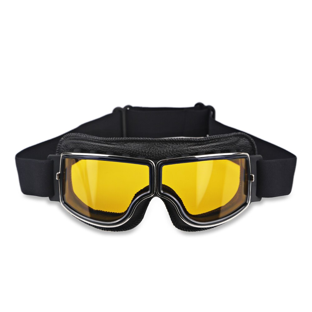 Windproof Motorcycle Vintage Goggles Moto Motorbike Goggles Retro Helmet Cycling: Model 3